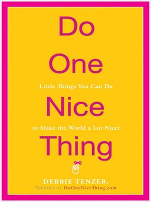 cover image of Do One Nice Thing